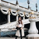 Outfit at the Pont Alexandre III on www.vogueetvoyage.com #ootd #paris